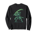 Pixel Samurai Warrior Arcade Gamer Sweatshirt - Trendy Graphic Men Women - T-Shirt, Sweatshirt, Hoodie