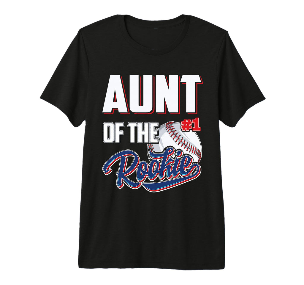 Aunt Rookie 1 Years Old Team 1St T-Shirt - Trendy Graphic for Adults - T-Shirt, Sweatshirt, Hoodie