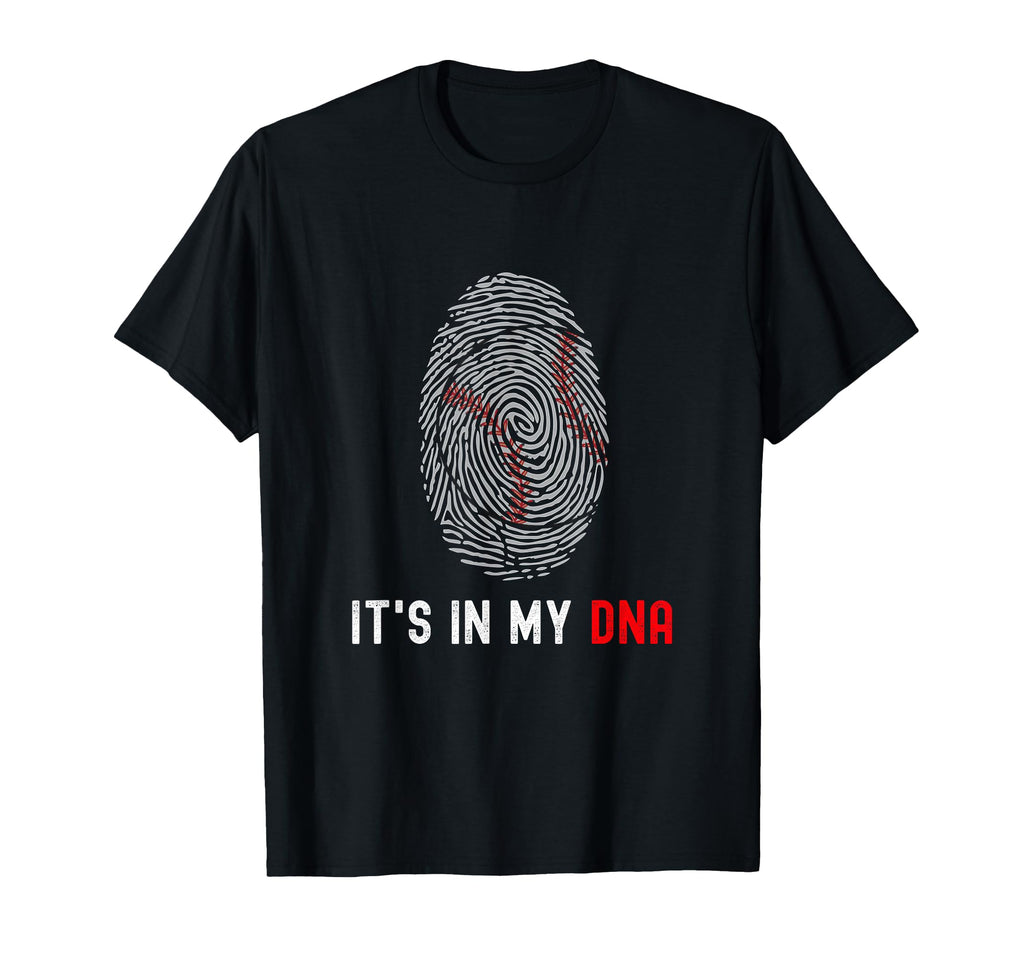 Funny Baseball Fingerprint Its My T-Shirt - Casual Everyday Wear Unisex - T-Shirt, Sweatshirt, Hoodie