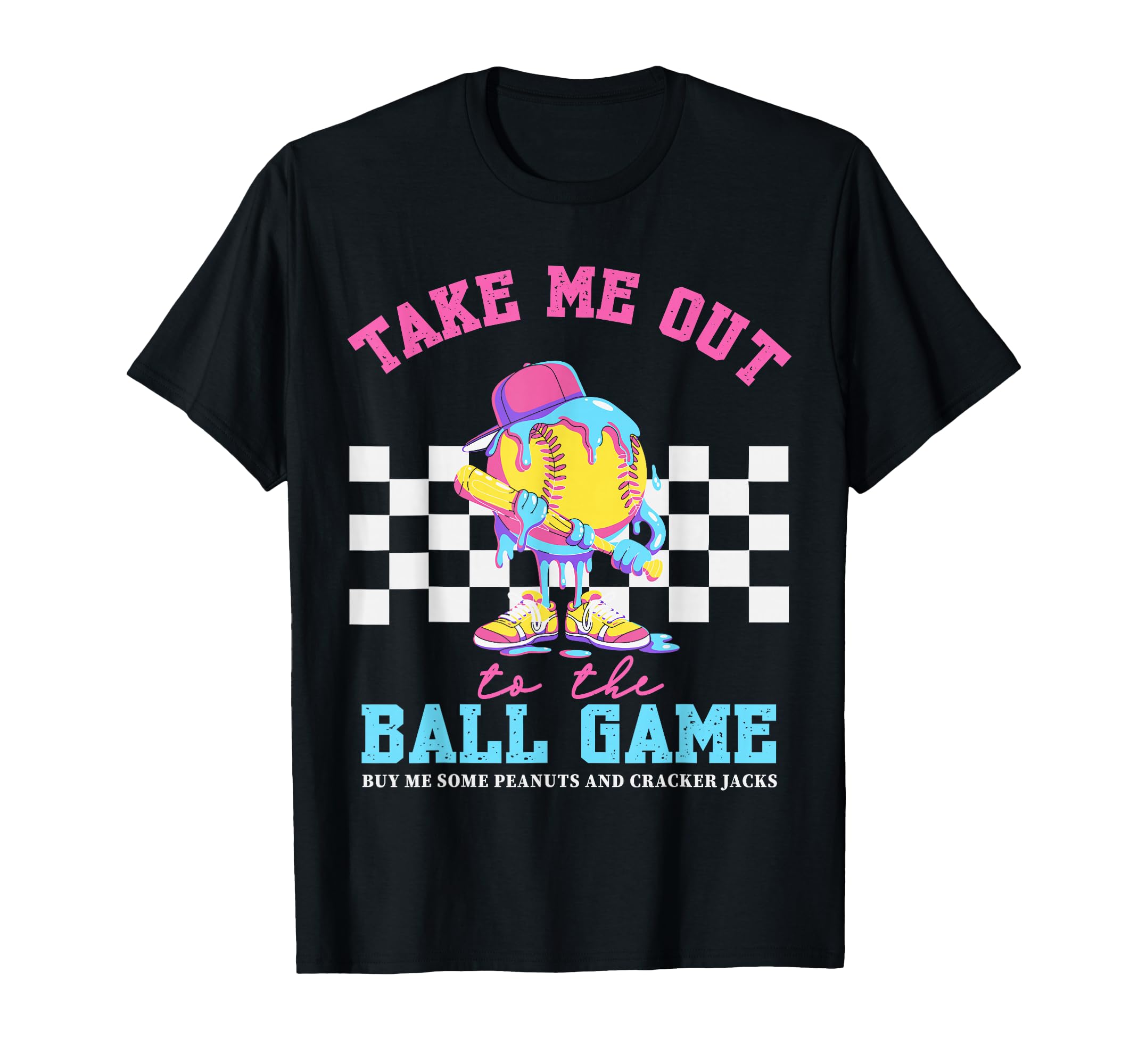 Take Me Out To Ball Game Baseball Mom T-Shirt - Novelty Apparel for Adults - T-Shirt, Sweatshirt, Hoodie