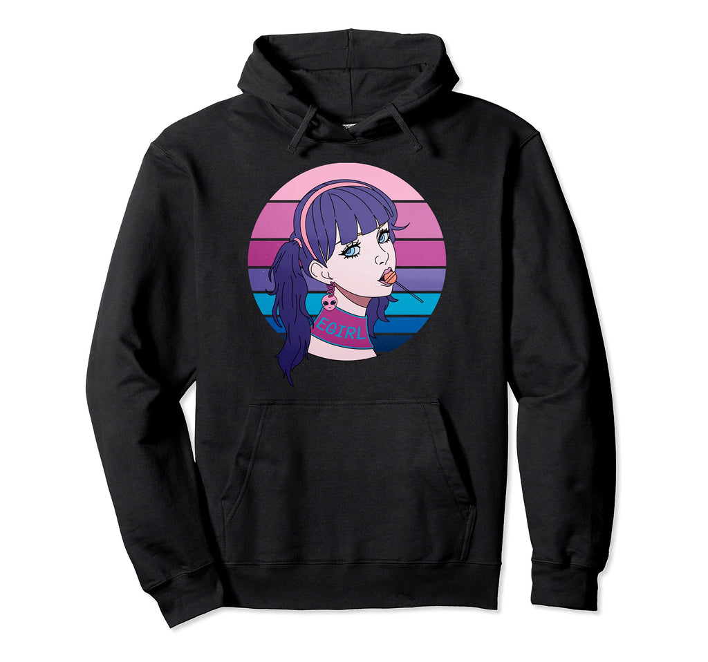 Aesthetic Vaporwave Pastel Goth Egirl Hoodie - Trendy Graphic for Adults - T-Shirt, Sweatshirt, Hoodie