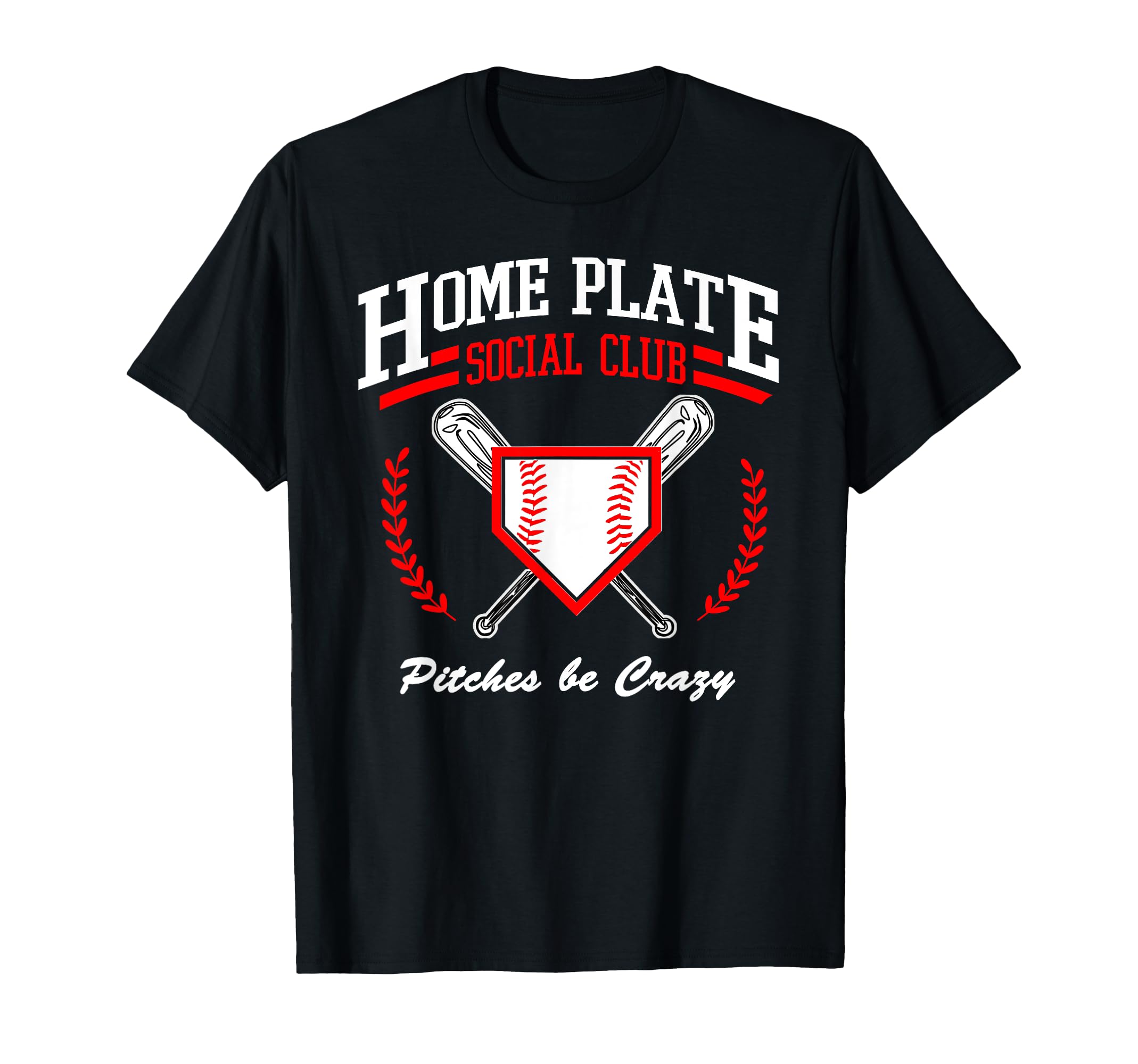Home Plate Social Club Baseball T-Shirt - Minimalist Print Men Women - T-Shirt, Sweatshirt, Hoodie