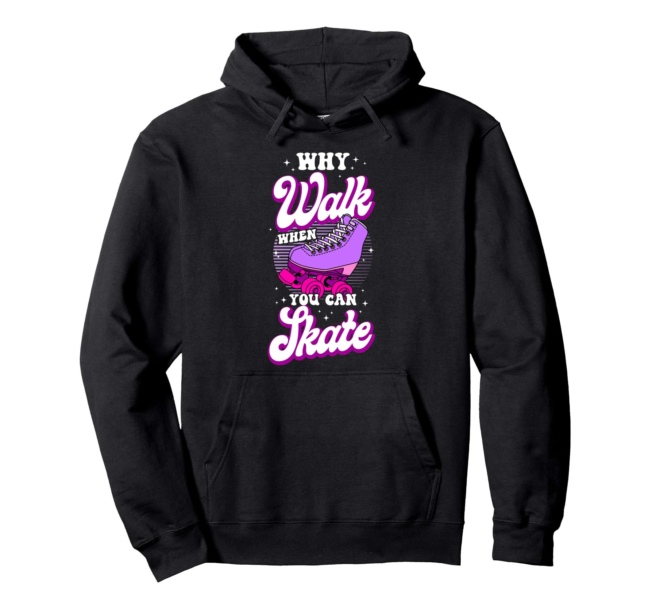 Roller Skating Skate 1970S Hoodie - Trendy Graphic Unisex - T-Shirt, Sweatshirt, Hoodie