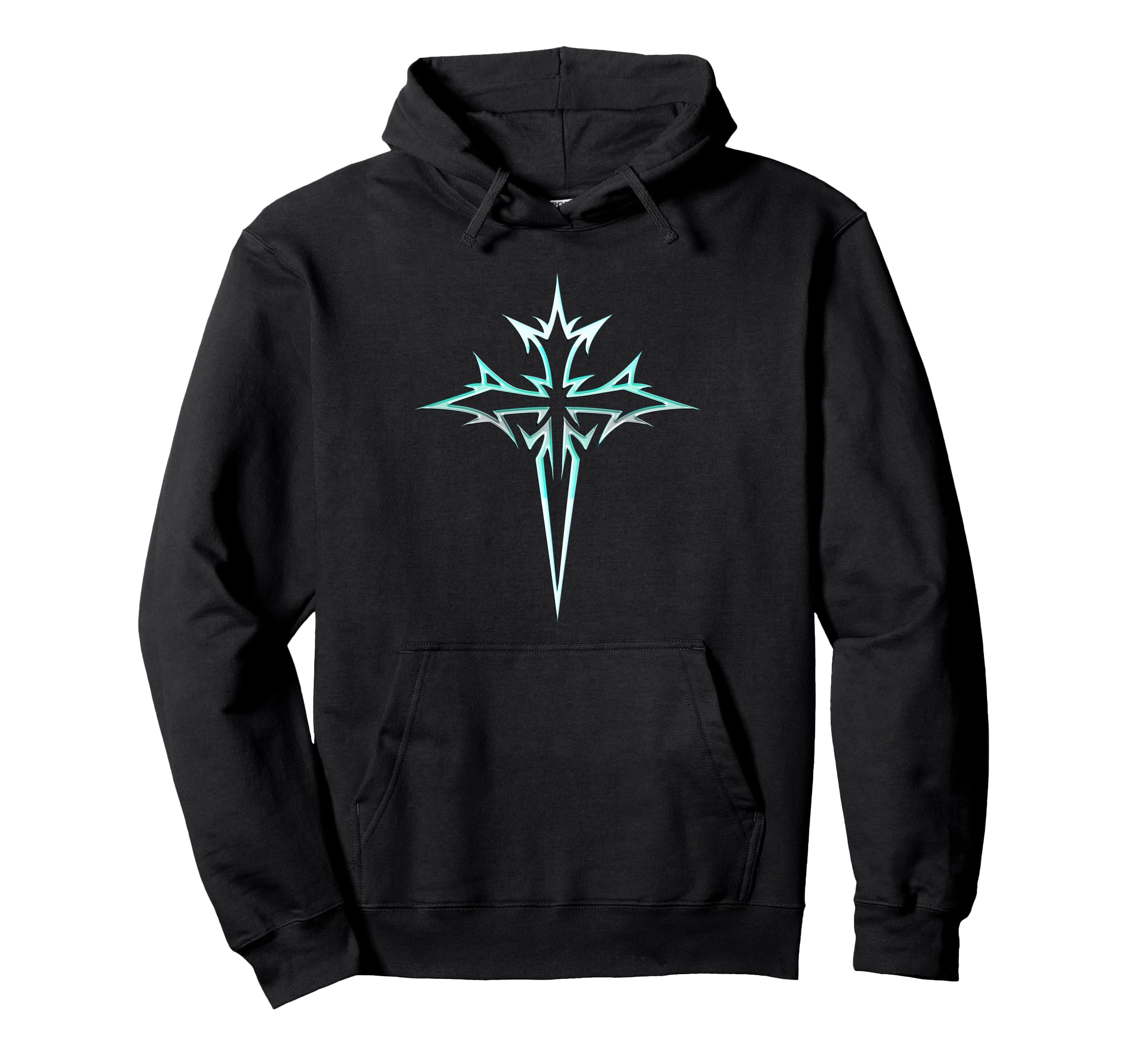 Gothic Cross Y2K Alt Aesthetic Emo Goth Hoodie - Custom Art Print Men Women - T-Shirt, Sweatshirt, Hoodie