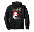 Baseball Nana Family Matching Nana Hoodie - Aesthetic Graphic for Adults - T-Shirt, Sweatshirt, Hoodie