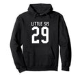 Number 29 Little Sis Biggest Fan Hoodie - Novelty Apparel for Adults - T-Shirt, Sweatshirt, Hoodie