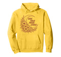 Boho Moon Floral Wildflower Line Art Hoodie - Fun Novelty Design Unisex - T-Shirt, Sweatshirt, Hoodie