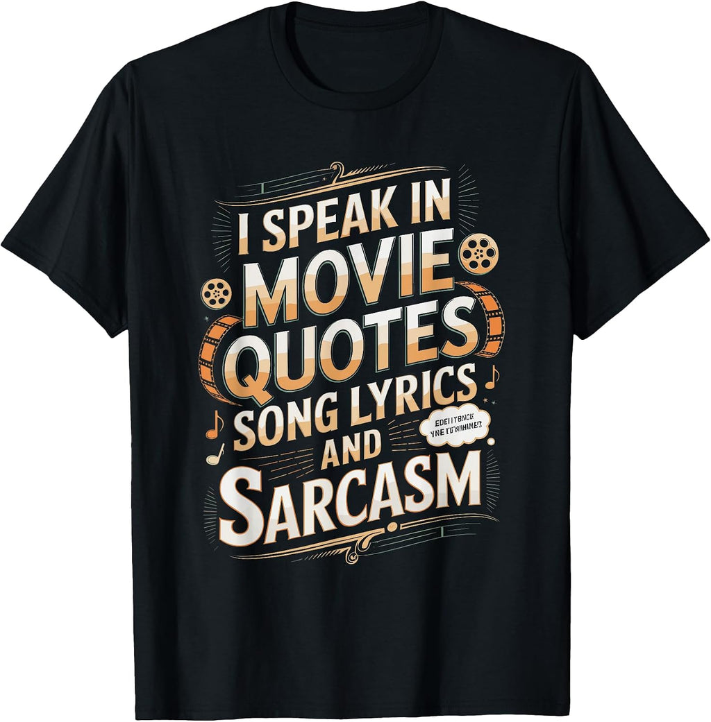 Cinematic Sarcasm Designs - Adult & Kids T-Shirts, Sweatshirts & Hoodies apparel design preview 1