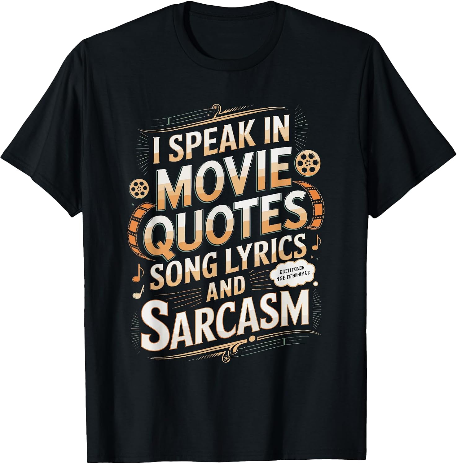 Cinematic Sarcasm Designs - Adult & Kids T-Shirts, Sweatshirts & Hoodies apparel design preview 1