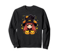 Kawaii Halloween 2023 Witch Sweatshirt - Casual Everyday Wear Men Women - T-Shirt, Sweatshirt, Hoodie