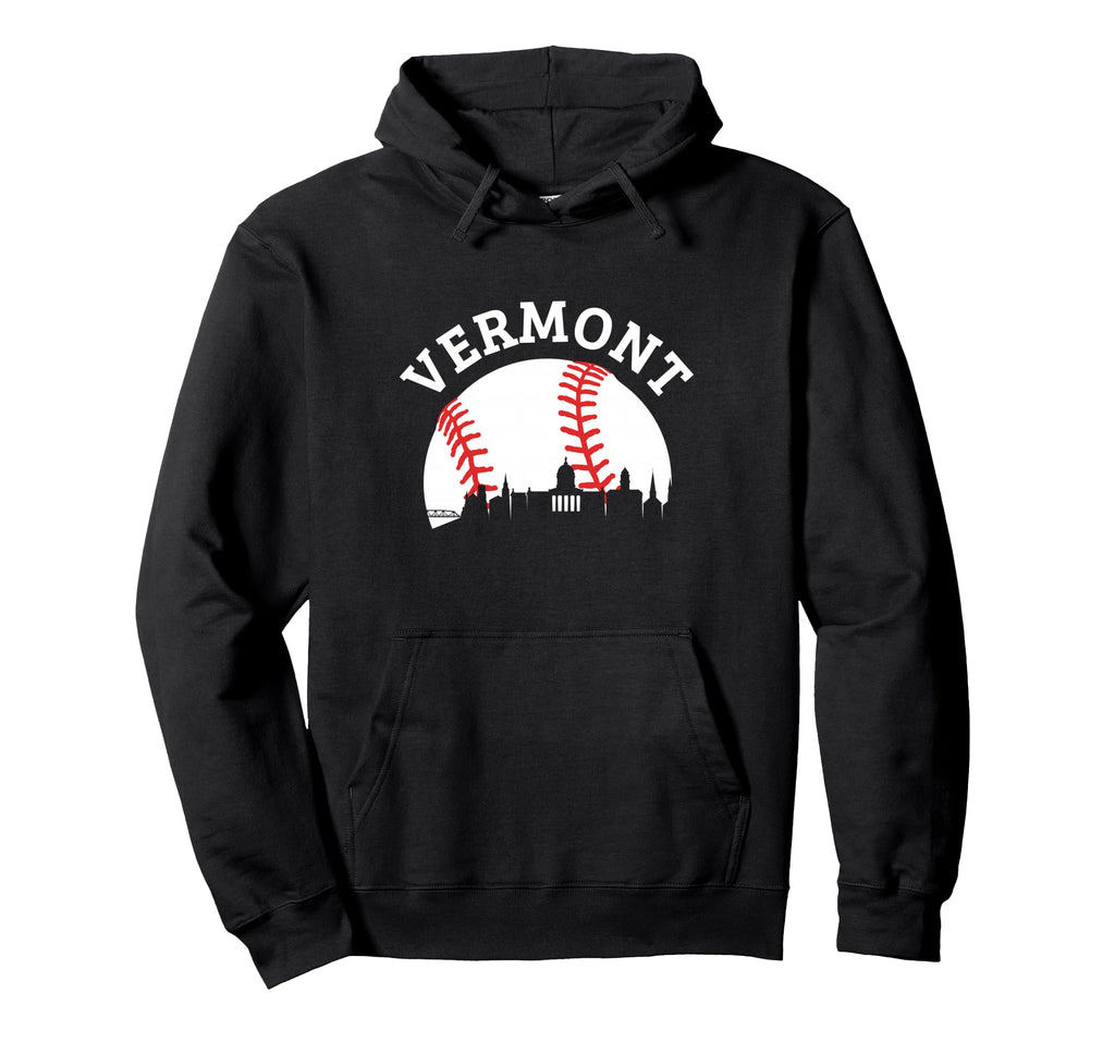 Vermont Baseball State Pride Hoodie - Graphic Print Unisex - T-Shirt, Sweatshirt, Hoodie