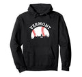 Vermont Baseball State Pride Hoodie - Graphic Print Unisex - T-Shirt, Sweatshirt, Hoodie