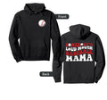 Somebodys Loud Mouth Baseball Mama Funny Hoodie - Graphic Print Men Women - T-Shirt, Sweatshirt, Hoodie
