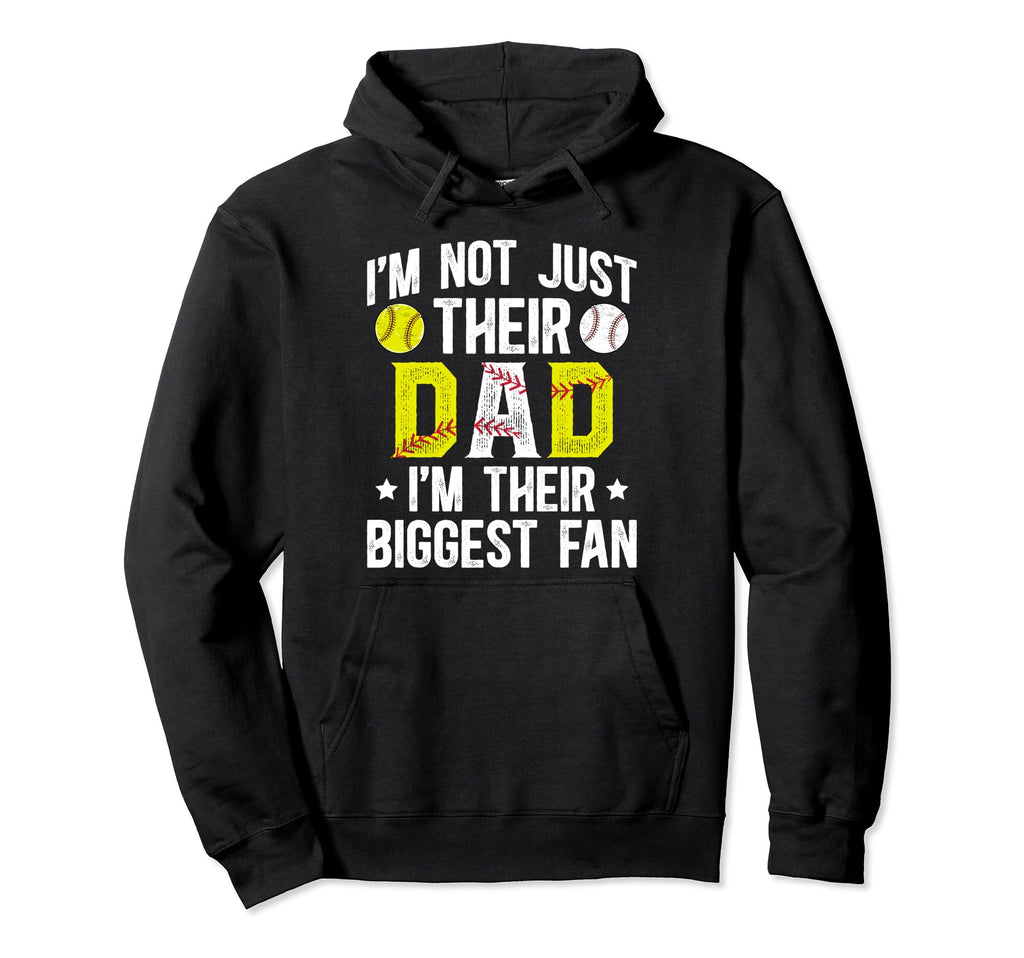 Their Biggest Fan Baseball Softball Hoodie - Streetwear Style Men Women - T-Shirt, Sweatshirt, Hoodie
