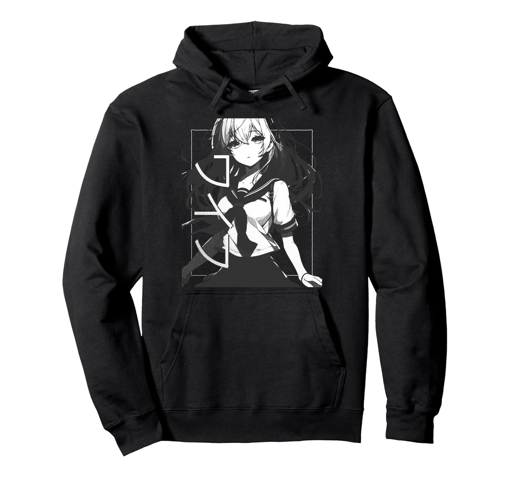Anime Waifu Japanese Aesthetic Kawaii Hoodie - Fun Novelty Design Unisex - T-Shirt, Sweatshirt, Hoodie