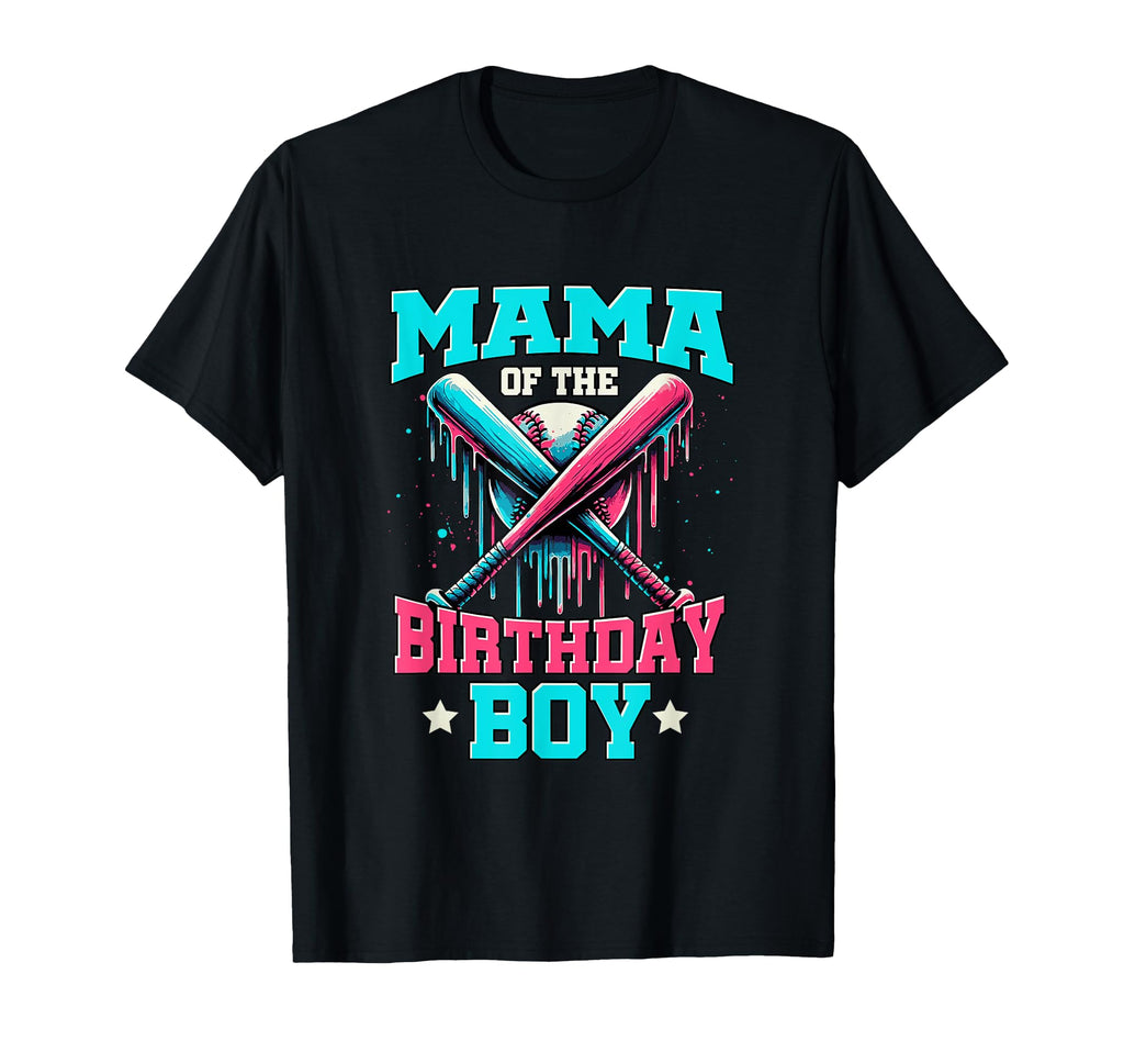 Mama Birthday Baseball Ice Cream T-Shirt - Novelty Apparel for Adults - T-Shirt, Sweatshirt, Hoodie