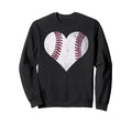 Baseball Heart Mom Mama Mothers Day Sweatshirt - Custom Art Print Men Women - T-Shirt, Sweatshirt, Hoodie