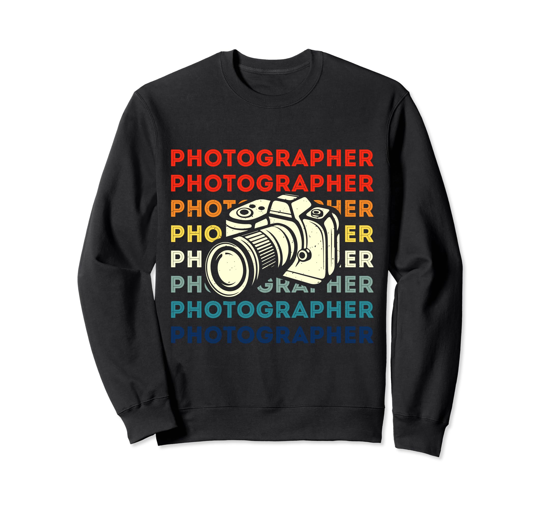 Photographer Photography Camera Sweatshirt - Custom Art Print for Adults - T-Shirt, Sweatshirt, Hoodie