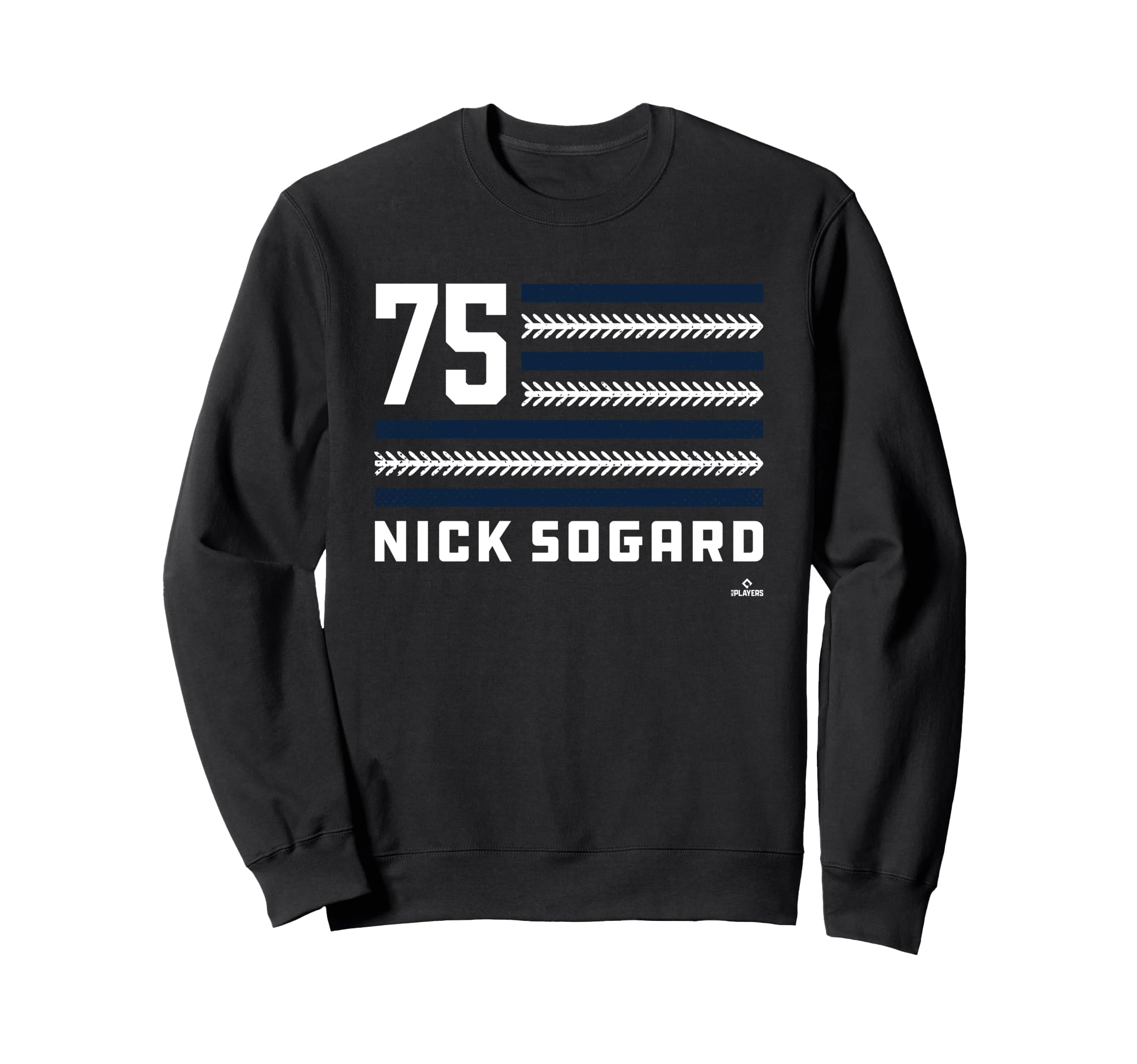 Flag Stripes Nick Sogard Boston Sweatshirt - Fun Novelty Design for Adults - T-Shirt, Sweatshirt, Hoodie
