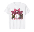 Baseball Mom Baseball Drip Coquette Bow T-Shirt - Novelty Apparel Men Women - T-Shirt, Sweatshirt, Hoodie