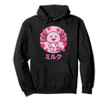 Axolotl Milkshake Vaporwave Aesthetics Hoodie - Streetwear Style for Adults - T-Shirt, Sweatshirt, Hoodie