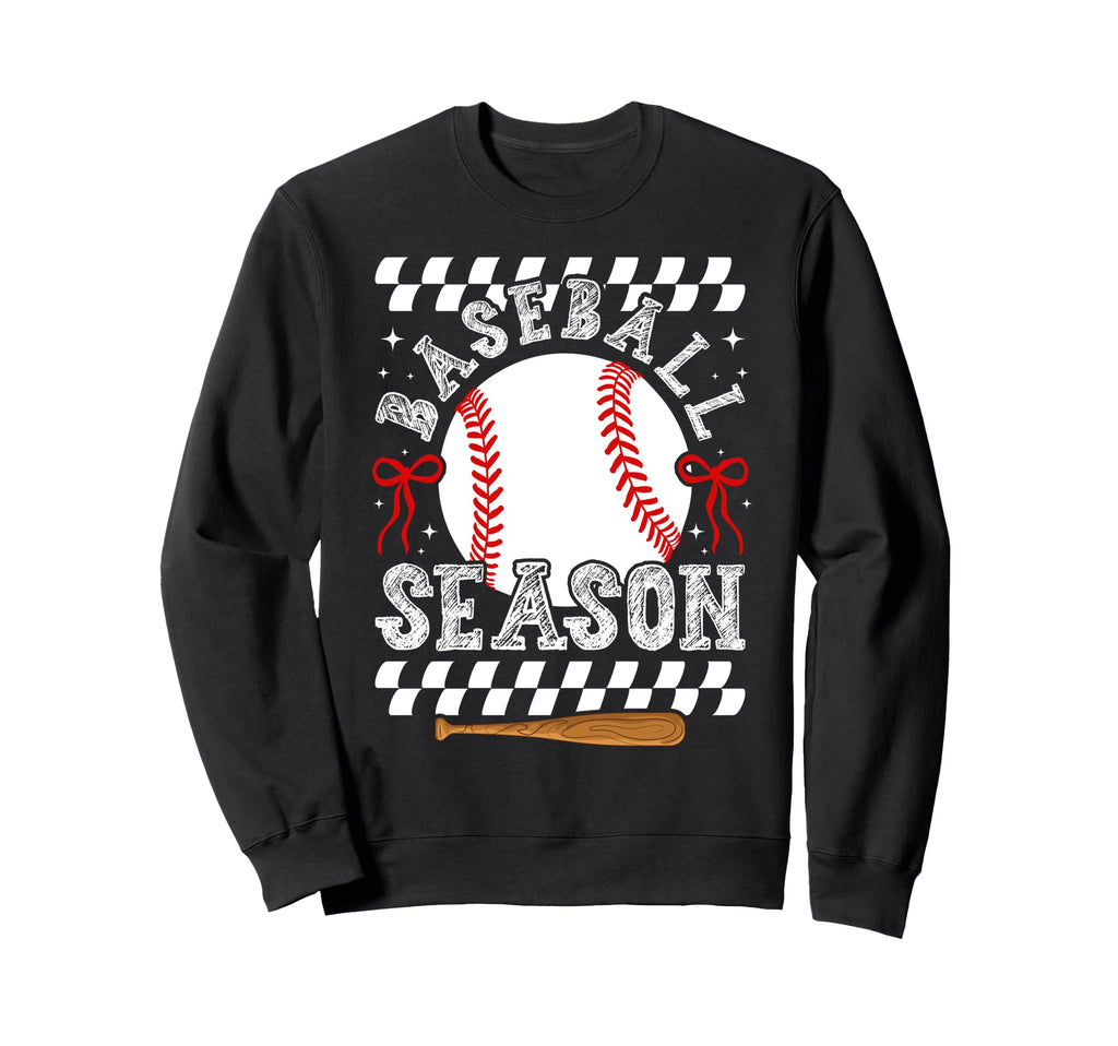 Baseball Season Baseball Game Day Sweatshirt - Streetwear Style for Adults - T-Shirt, Sweatshirt, Hoodie