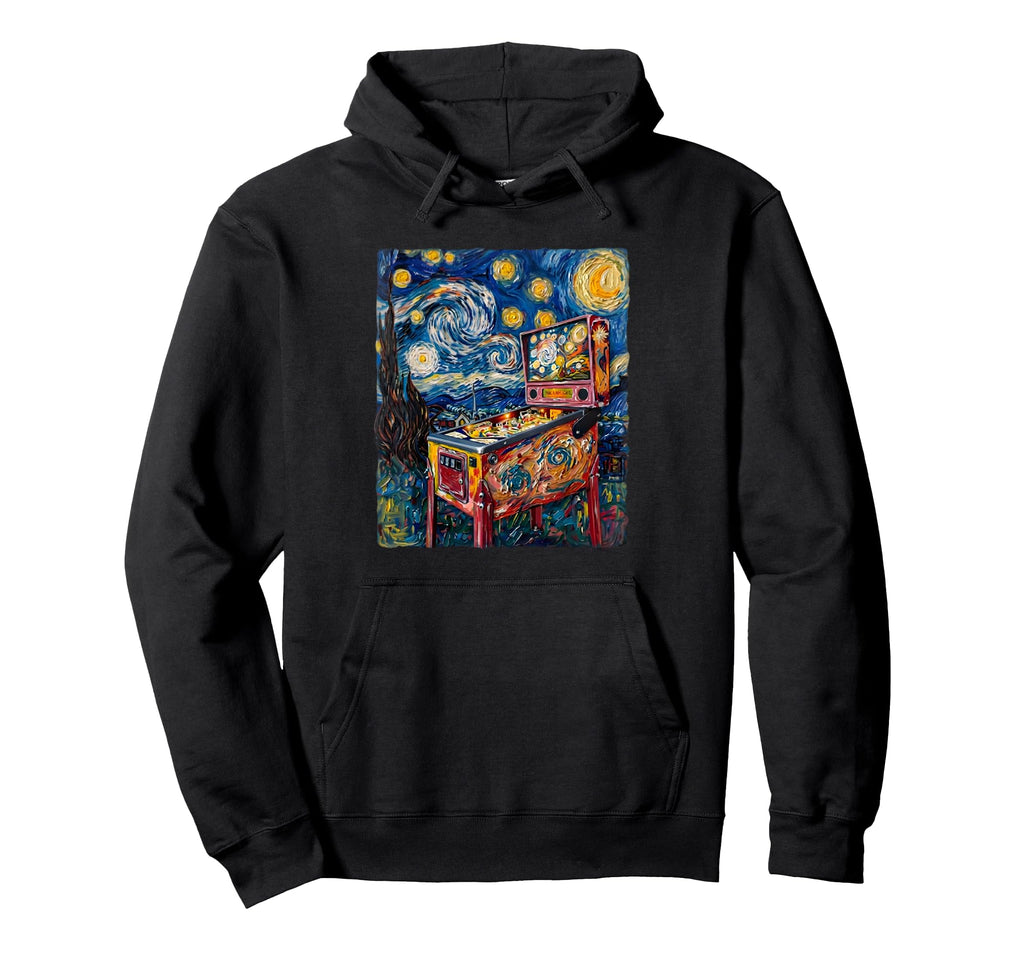 Painting Art Inspired Pinball Arcade Hoodie - Trendy Graphic for Adults - T-Shirt, Sweatshirt, Hoodie