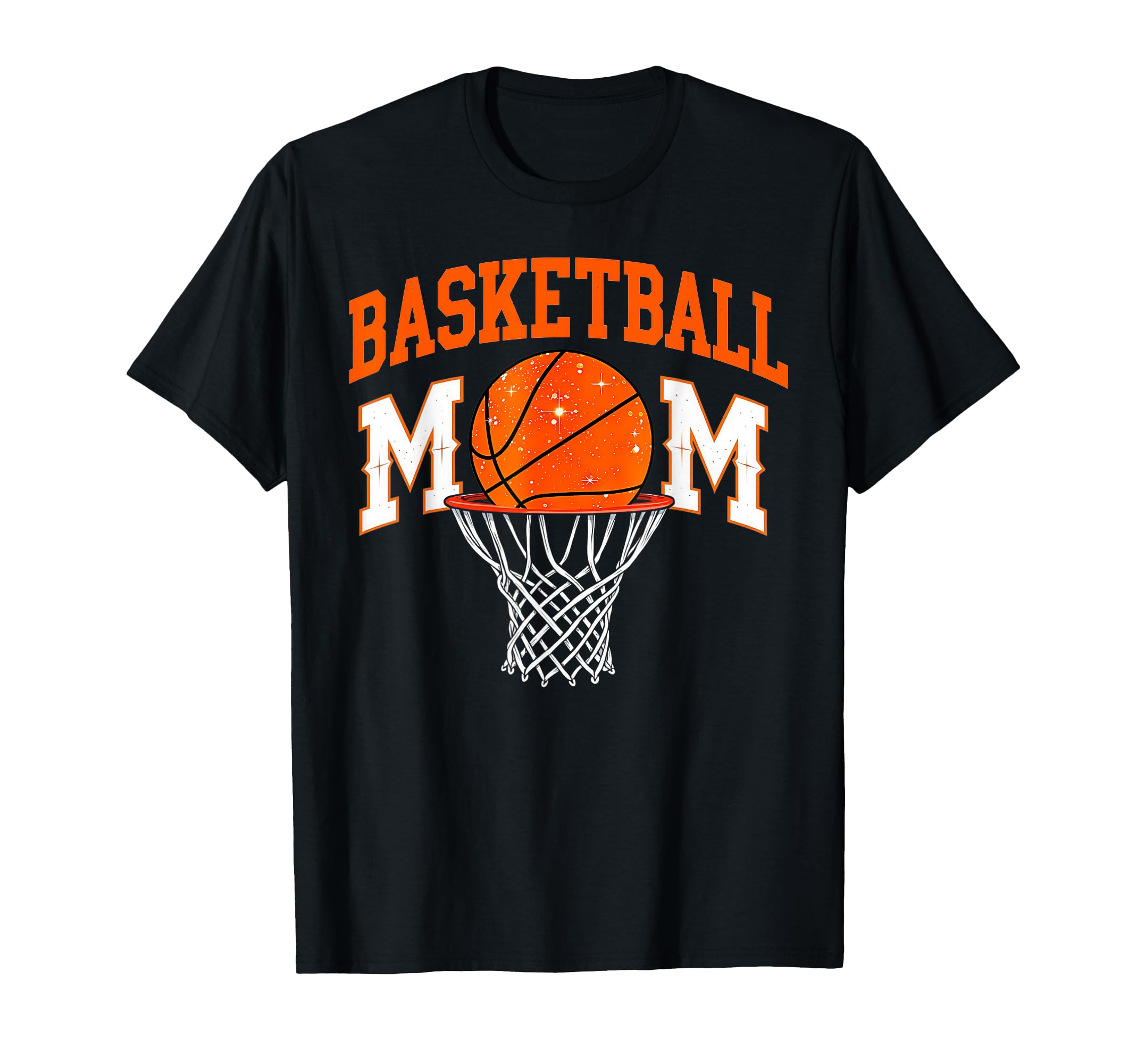 Basketball Mom Hoop Net Game Day T-Shirt - Fun Novelty Design for Adults - T-Shirt, Sweatshirt, Hoodie