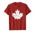 Canada Maple Leaf Distressed 150 T-Shirt - Custom Art Print Unisex - T-Shirt, Sweatshirt, Hoodie