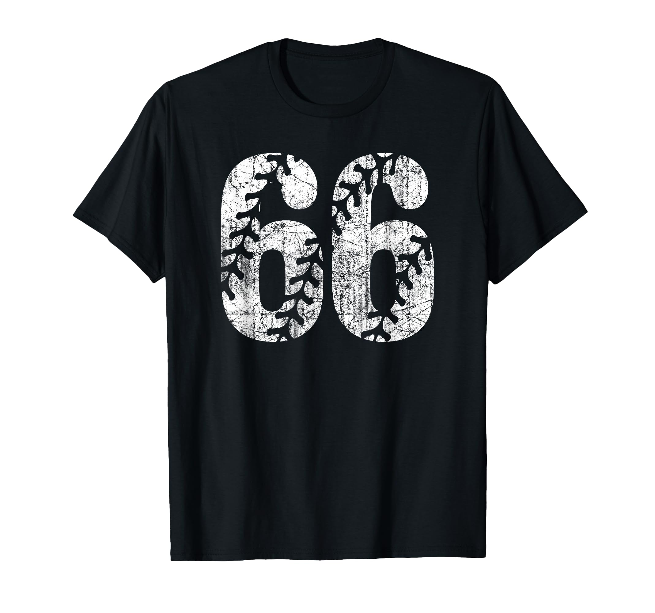 Baseball Softball Mom 66 Number T-Shirt - Casual Everyday Wear for Adults - T-Shirt, Sweatshirt, Hoodie