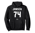 Kenley Jansen 74 Los Angeles Mlbpa Hoodie - Novelty Apparel Men Women - T-Shirt, Sweatshirt, Hoodie