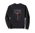 Gothic Cross Grunge Aesthetic Y2K Sweatshirt - Trendy Graphic Men Women - T-Shirt, Sweatshirt, Hoodie