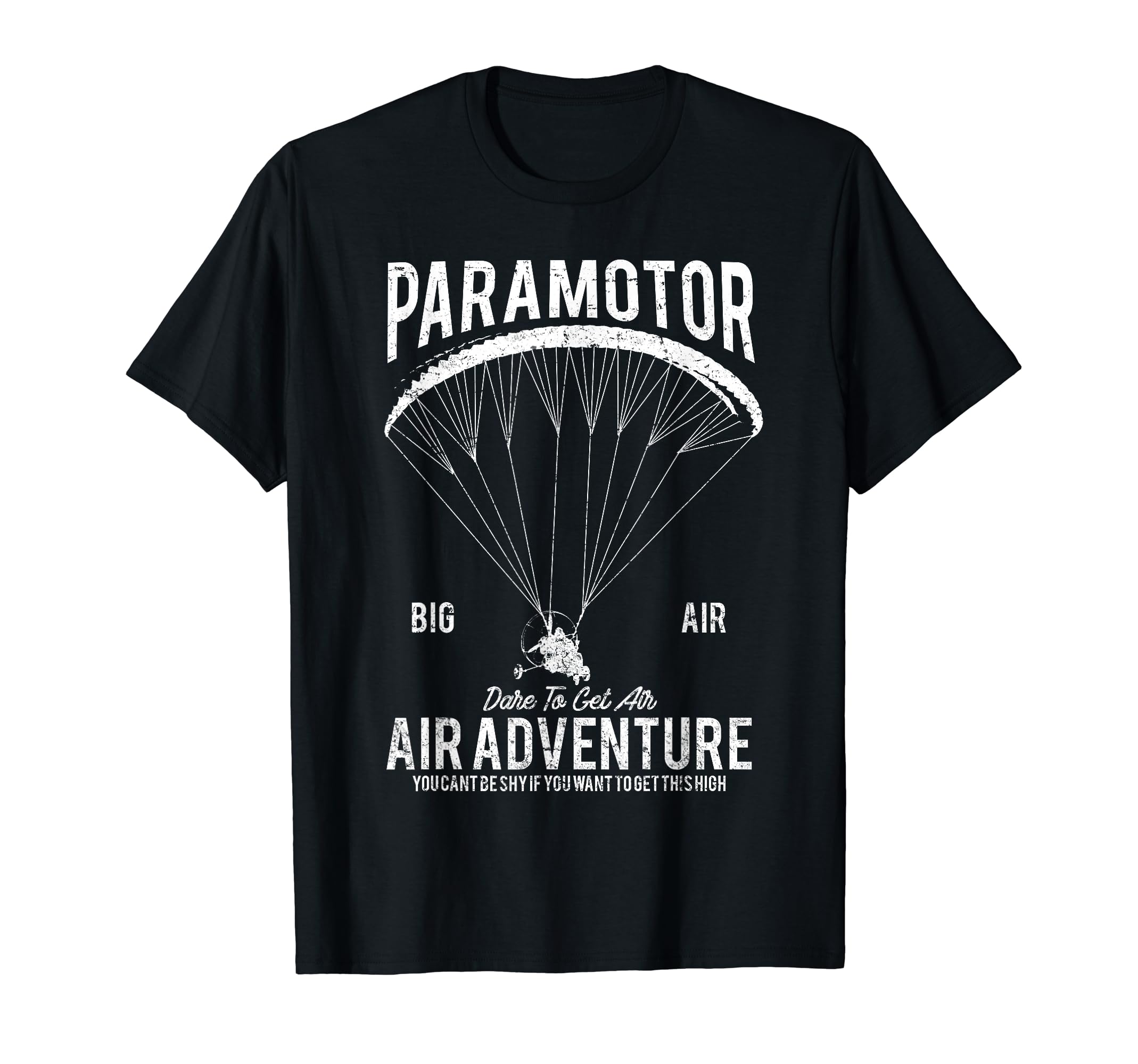 Paramotor Distressed Hoodie - Trendy Graphic for Adults - T-Shirt, Sweatshirt, Hoodie