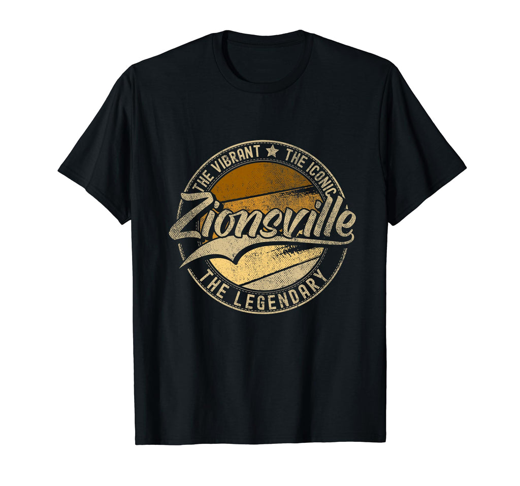 Zionsville Indiana Distressed T-Shirt - Novelty Apparel Men Women - T-Shirt, Sweatshirt, Hoodie