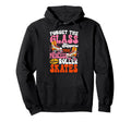 Roller Skating Skate 1970S Forget Glass Hoodie - Graphic Print Unisex - T-Shirt, Sweatshirt, Hoodie