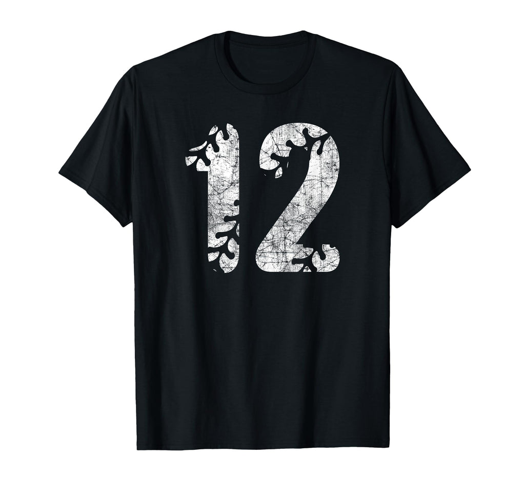 Baseball Softball Mom 12 Number 12 T-Shirt - Custom Art Print for Adults - T-Shirt, Sweatshirt, Hoodie