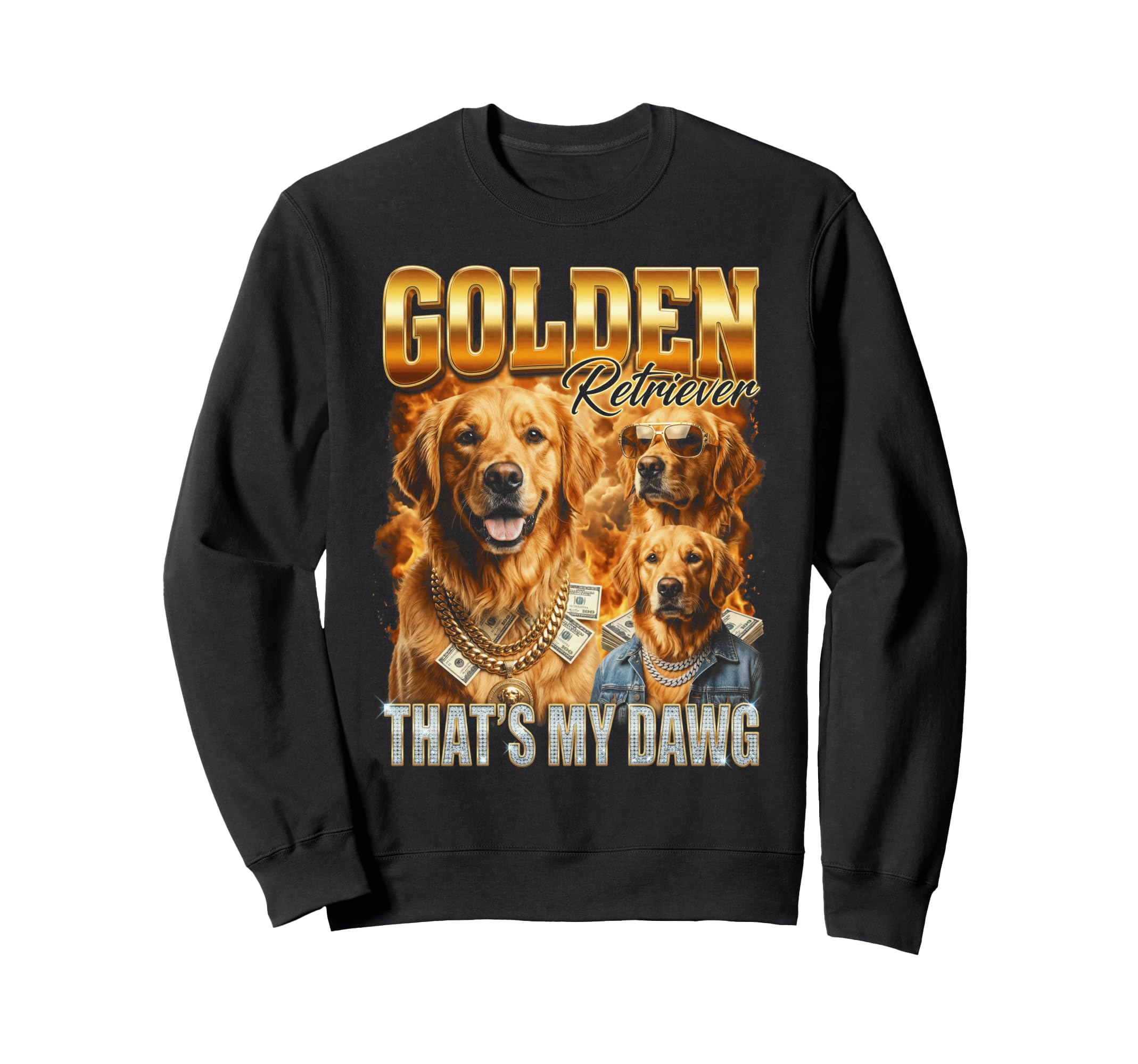 Thats My Dawg Golden Sweatshirt - Casual Everyday Wear for Adults - T-Shirt, Sweatshirt, Hoodie