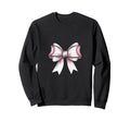 Coquette Baseball Bow Mom Sweatshirt - Casual Everyday Wear for Adults - T-Shirt, Sweatshirt, Hoodie