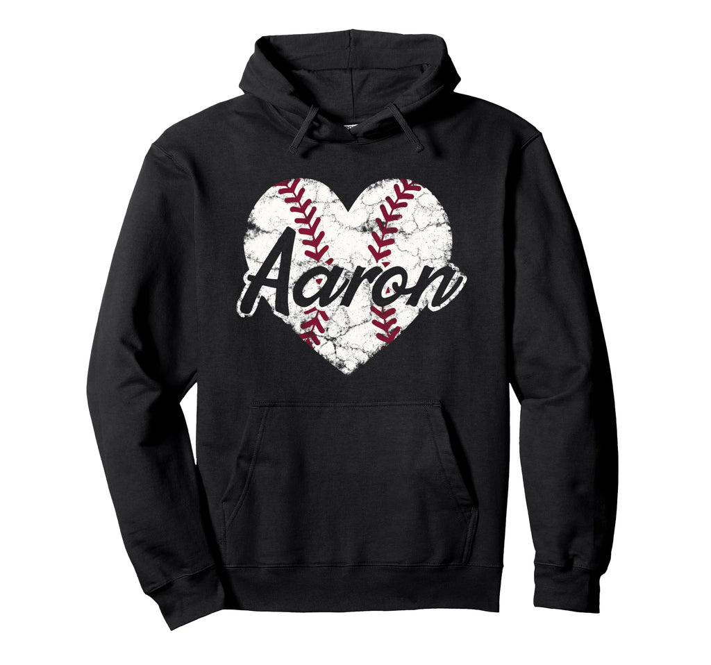 Aaron Baseball Personalized Name Mom Hoodie - Trendy Graphic for Adults - T-Shirt, Sweatshirt, Hoodie
