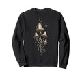 Mushroom Goblincore Fairycore Sweatshirt - Minimalist Print for Adults - T-Shirt, Sweatshirt, Hoodie
