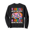 Roller Skating Skate 1970S 4 Sweatshirt - Aesthetic Graphic Men Women - T-Shirt, Sweatshirt, Hoodie