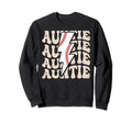 Lightning Groovy Proud Aunt Baseball Sweatshirt - Unique Graphic Men Women - T-Shirt, Sweatshirt, Hoodie