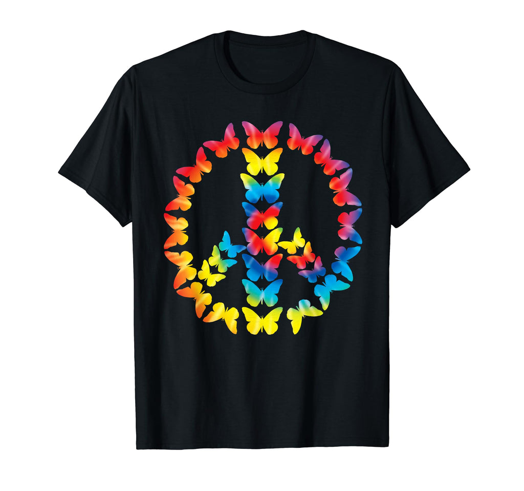 Peace Love Love 60S 70S Hippie T-Shirt - Trendy Graphic for Adults - T-Shirt, Sweatshirt, Hoodie