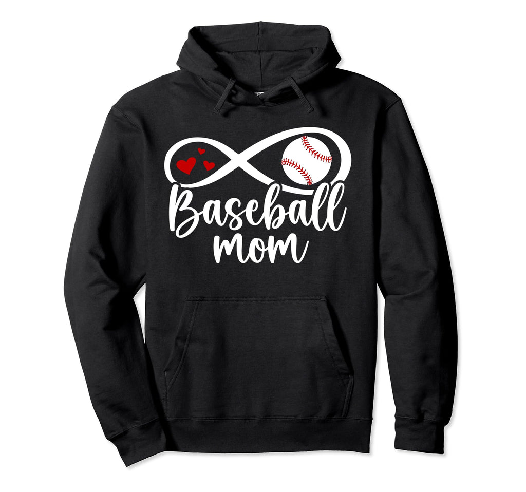 Baseball Mom Proud Mother Baseball Hoodie - Casual Everyday Wear Unisex - T-Shirt, Sweatshirt, Hoodie
