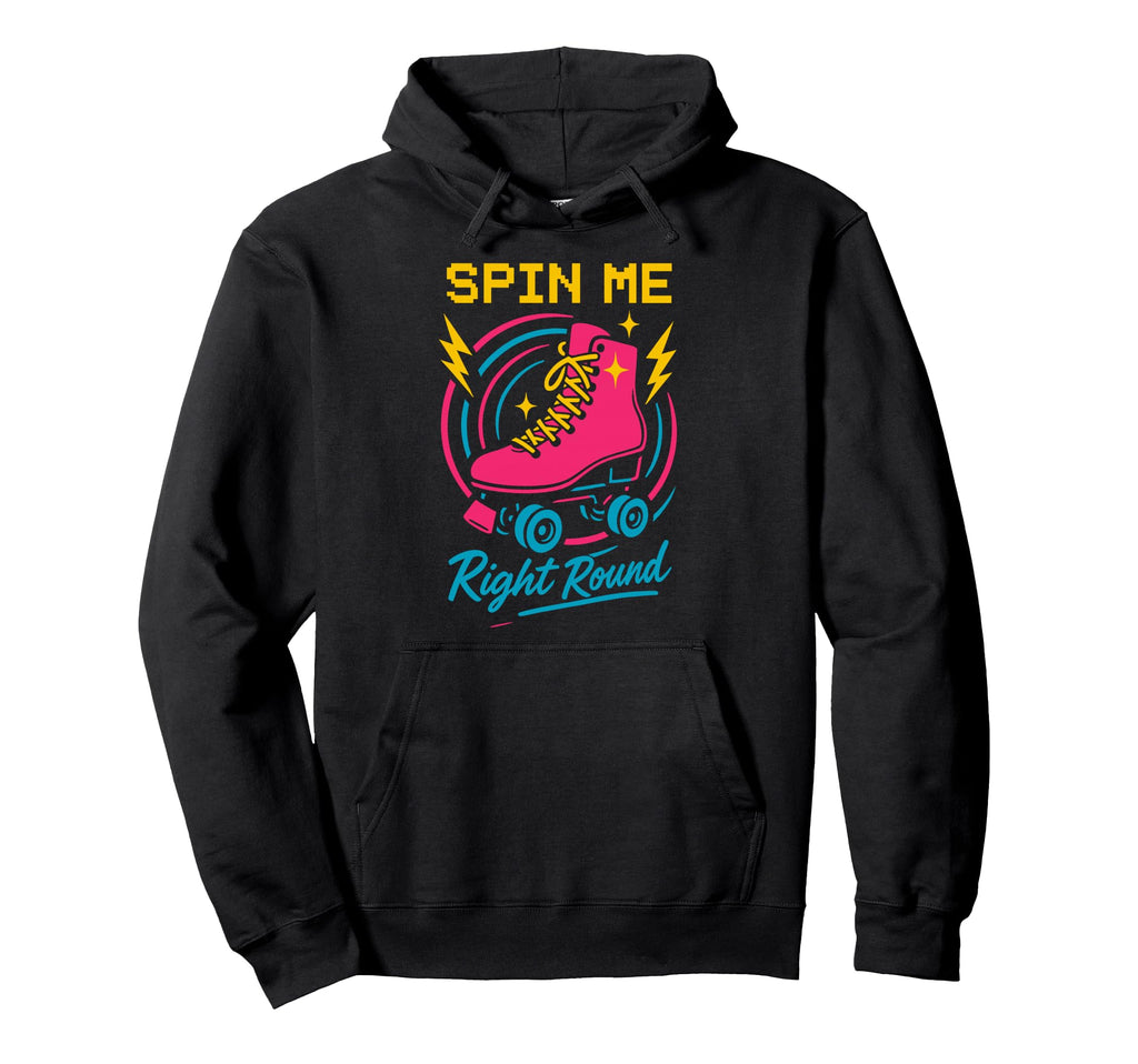 Roller Rink Crew Skate Disco Vibes Hoodie - Casual Everyday Wear Unisex - T-Shirt, Sweatshirt, Hoodie