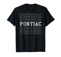 Trendy Pontiac Mi Distressed T-Shirt - Custom Art Print for Adults - T-Shirt, Sweatshirt, Hoodie