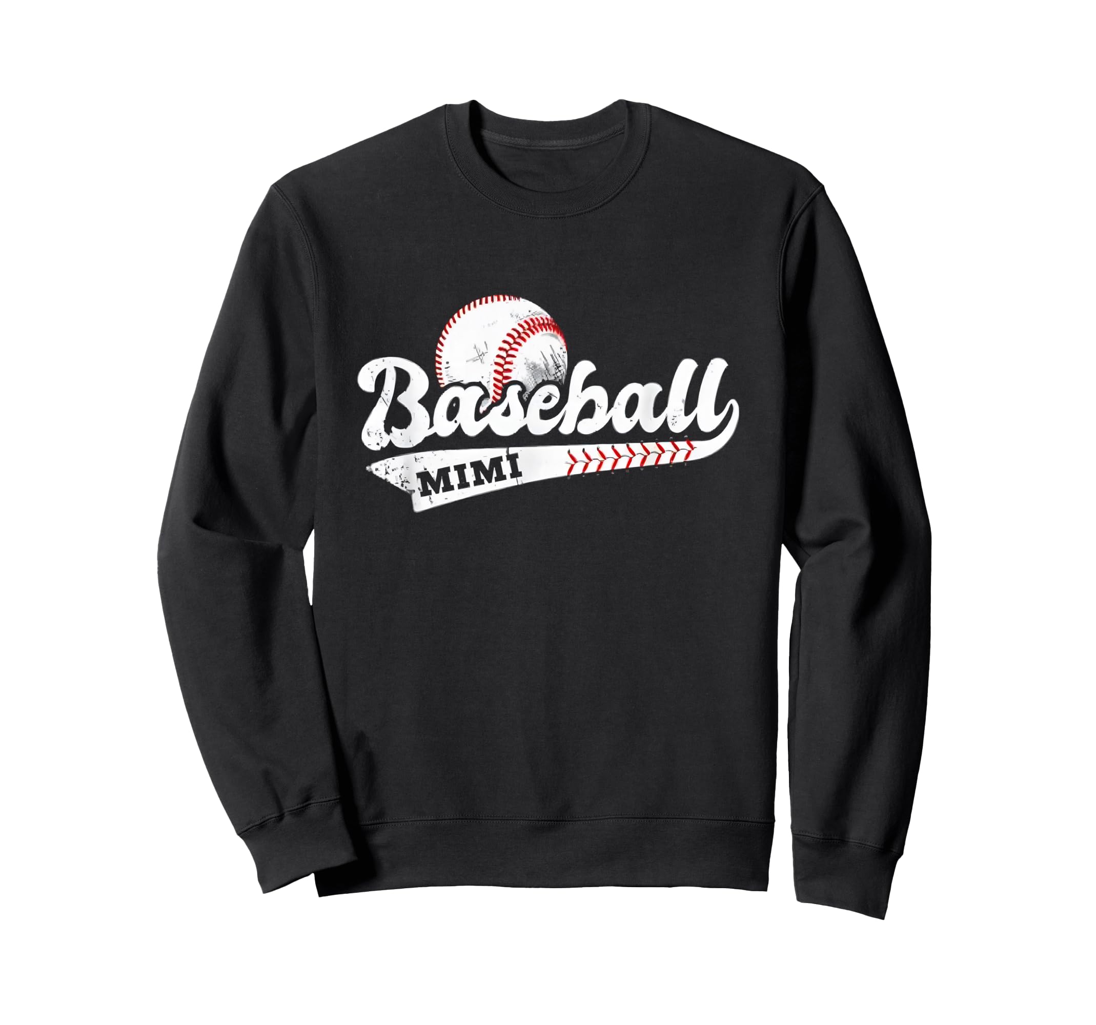 Baseball Mimi Sports Fan Sweatshirt - Casual Everyday Wear Men Women - T-Shirt, Sweatshirt, Hoodie