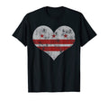 Washington Dc Flag Heart Home T-Shirt - Trendy Graphic for Adults - T-Shirt, Sweatshirt, Hoodie