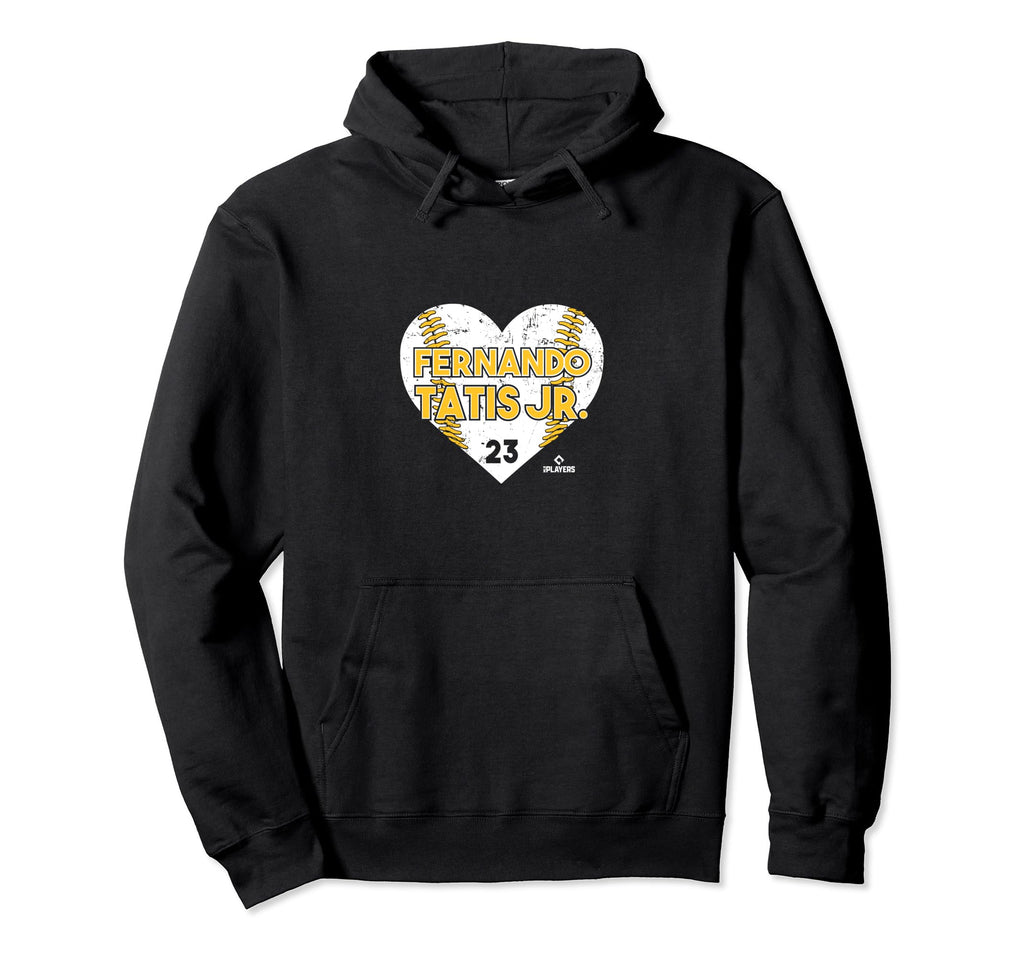 Fernando Tatis Jr Heart Baseball Hoodie - Aesthetic Graphic for Adults - T-Shirt, Sweatshirt, Hoodie