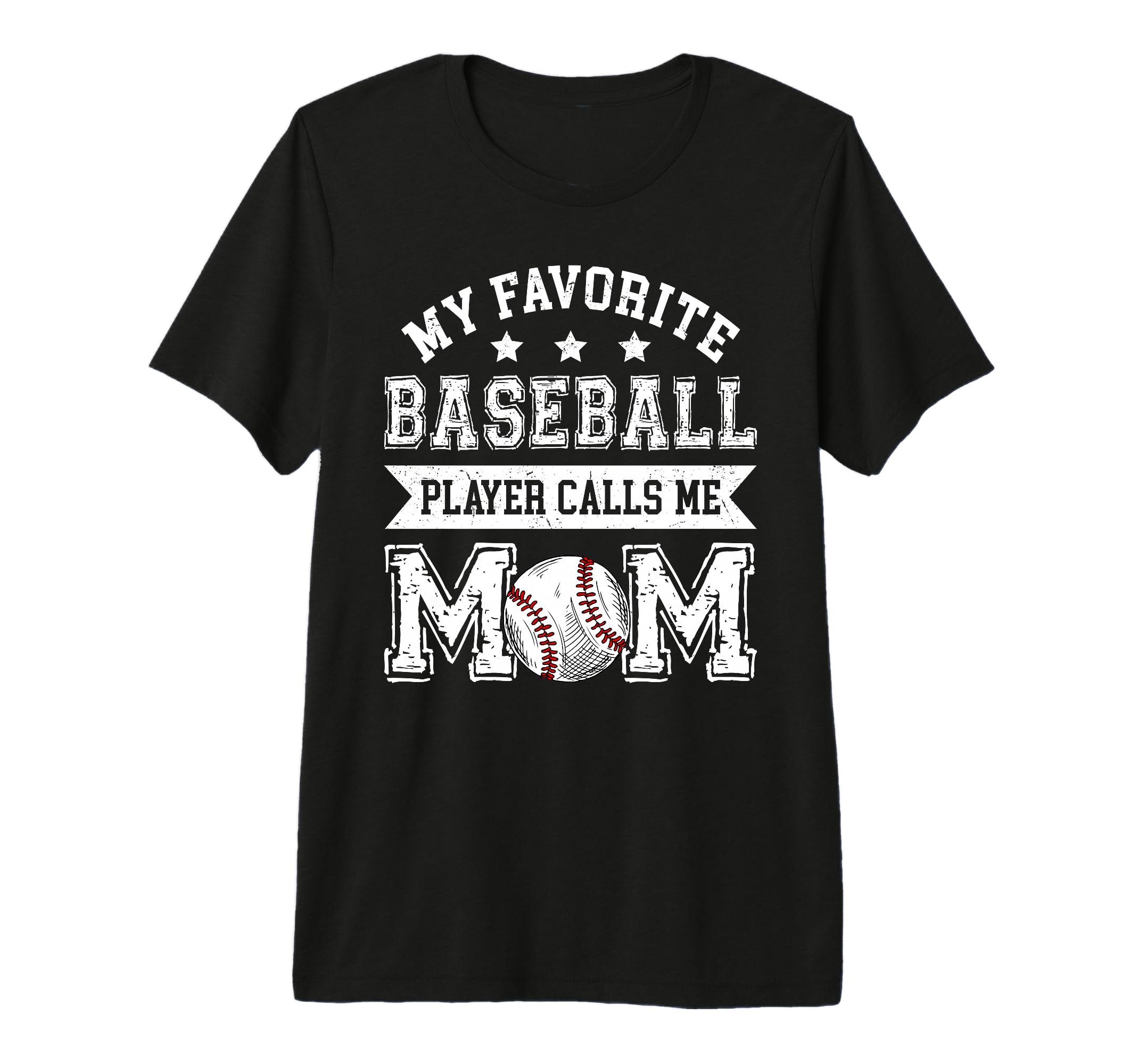 Baseball Mom My Favorite Baseball T-Shirt - Unique Graphic for Adults - T-Shirt, Sweatshirt, Hoodie